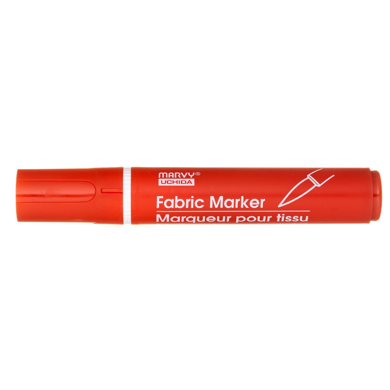 Uchida Fabric Brush Marker, Red Pigmented Ink
